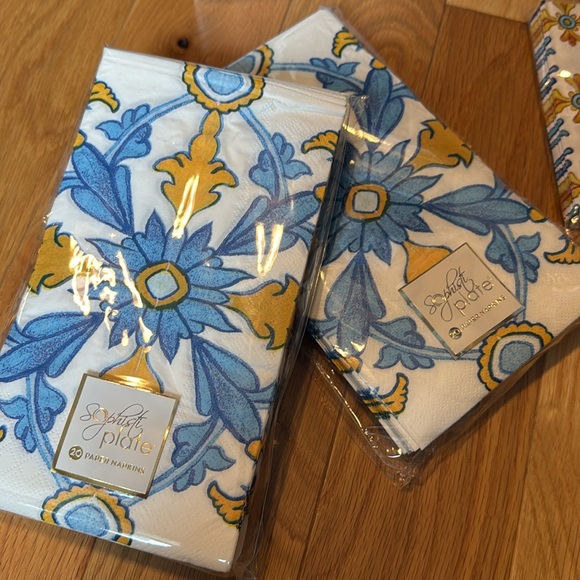 Sophisti Plate Luncheon Plate Napkin Flatware Set - Picture 5 of 11